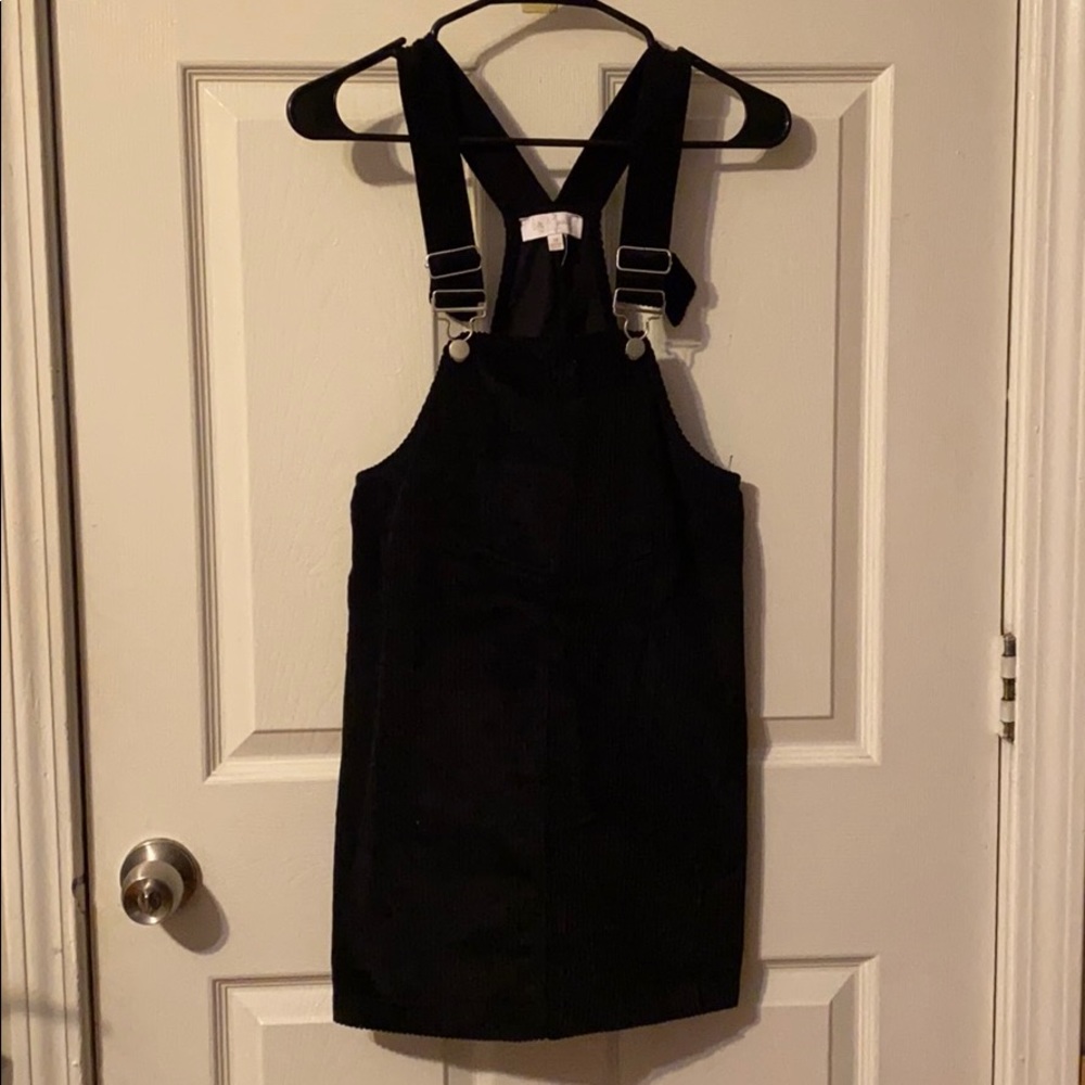 Black Overall Dress